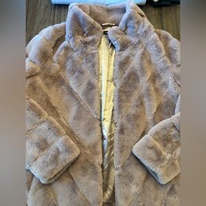 Love Token Faux Fur Jacket
